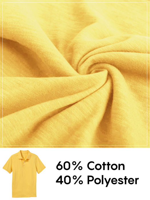 10-Pack School Uniform Tagless Polo Tshirt for Little Boys & Big Boys